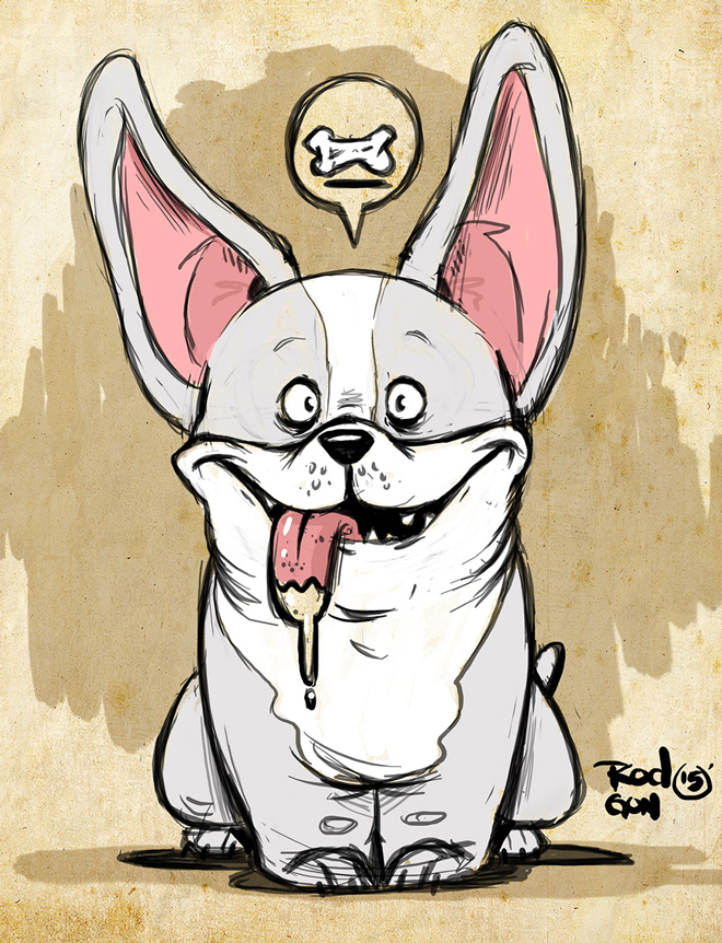 Dog illustration by Rodgon