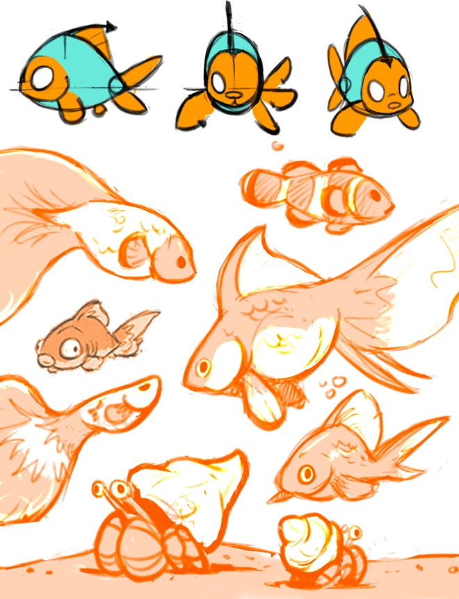 Fish illustration by Rodgon