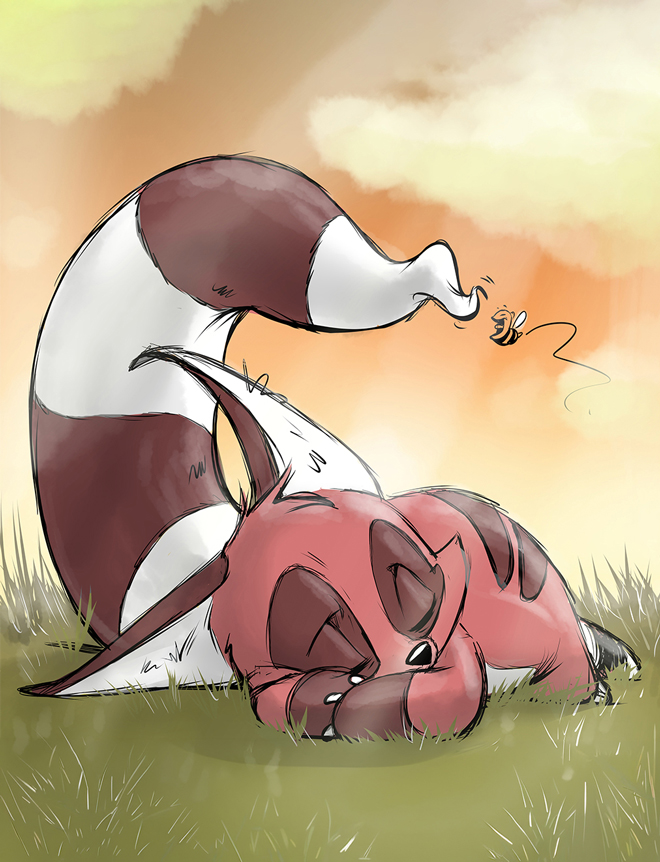 Red Panda illustration by Rodgon